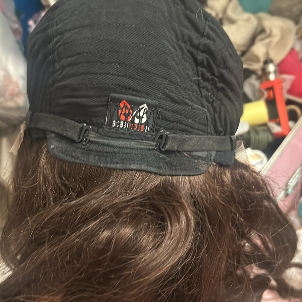 Beautiful 100% human hair 24 inch wavy- brown & reddish undertones/BOBBI BOSS - Picture 5 of 14
